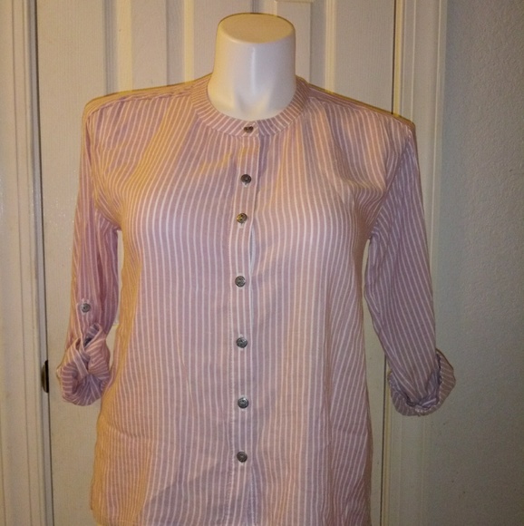 ❤ 3 for $20... Gloria Vanderbilt button down shirt - Picture 1 of 6